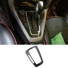 Central Console 2015-2018 For Ford Focus AT Carbon Fiber Gear Shift Panel Trim