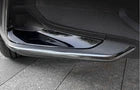 Black Steel Front Bumper Corner Spoiler Cover Trim For Lexus NX250 350h 2022-23