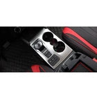 Cover trim Silver titanium central console water cup For 19-20 Ford Focus ST RS