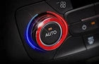 AC Knob Cover Trim For Ford Focus 2015-2018 Central Console Red Aluminum 2PCS
