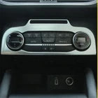 Titanium For 2019-2020 Ford Focus ST RS Silver cover trim console AC knob frame