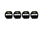 4PCS Cover Trim Door Lock Protection For Ford Focus ST RS Black 2012-2018 Steel