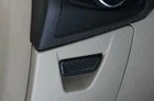 Carbon Fiber Interior Storage Box Handle For Ford Focus 2PC Cover Trim 2012-2018