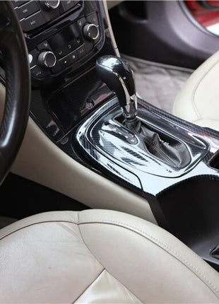 Fit For Buick Regal 2009-2013 Carbon Fiber Gear Shift Water Cup Frame Cover Trim