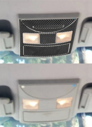 5Pcs Carbon Fiber Car Ceiling Light Trim Cover For Nissan Quest 2004-2006 Type B