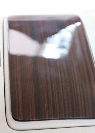 Rear Drinking Glass Panel Cover Trim For Lexus RX350 450h 2009-2015 Wood Grain