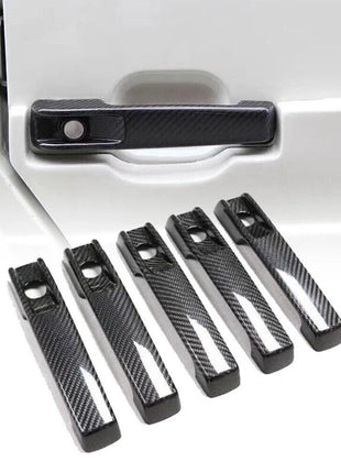 For Mercedes Benz W464 G class 5PCS Door Handle Cover Trim Real Carbon Fiber