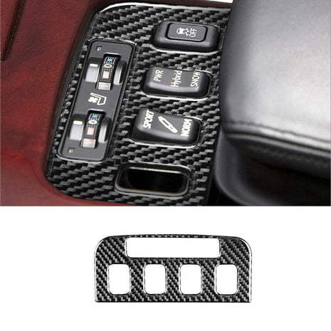 Carbon Fiber Interior Seat Heated Button Cover Trim For Lexus GS300/350/450h/460
