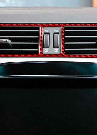Middle Console Air Outlet Vent For Lexus GS350 450h 07-11 Real Red Carbon Fiber