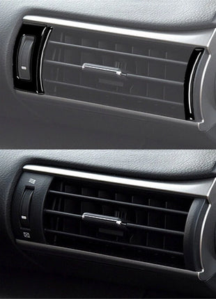 6X Gloss Black Air Vent Outlet Cover Trim For Lexus RC300 350 200T 2015-2020