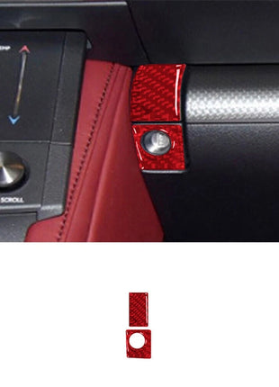 Red Carbon Fiber Interior Full Set Cover Trim For Lexus RC300 350 200T 2015-2020