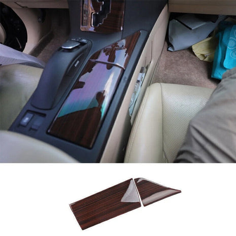 2X Peach Wood Grain Center Console Water Cup Holder For Lexus RX350 450h 2009-15
