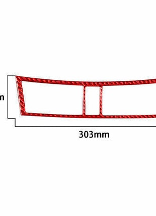 Middle Console Air Outlet Vent For Lexus GS350 450h 07-11 Real Red Carbon Fiber