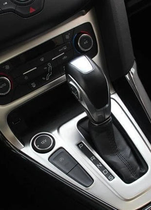AC Button Control Console Frame Trim 2015-2018 1PCS Silver Steel For Ford Focus