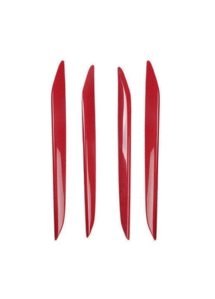 For Lexus NX200t 300h 2015-2021 Red Carbon Fiber