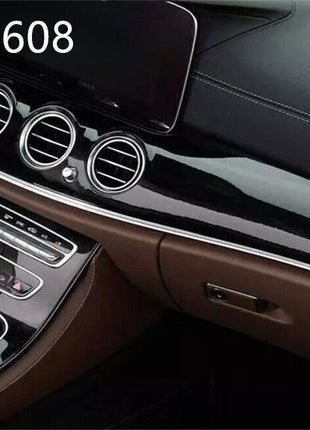 Gloss Black Center Console Dashboard Trim For Mercedes Benz E Class W213 2016-23