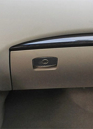 Carbon Fiber Passenger Glove Box Handle Cover Trim For Nissan Altima 2013-2015