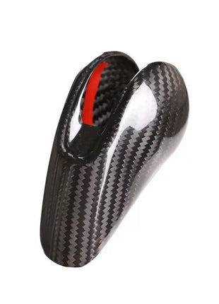 Dry Carbon Fiber Console Gear Shift Knob Cover Trim For Porsche Macan 2015-up