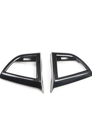 For Hyundai Veloster 11-16 Carbon Fiber Inner L&r Ac Air Outlet Vent Cover Trim