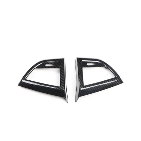 For Hyundai Veloster 11-16 Carbon Fiber Inner L&r Ac Air Outlet Vent Cover Trim