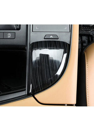 1pc Abs Brush Black Central Gear Shift Cover Trim For Lexus Es250 300h 350 19-22