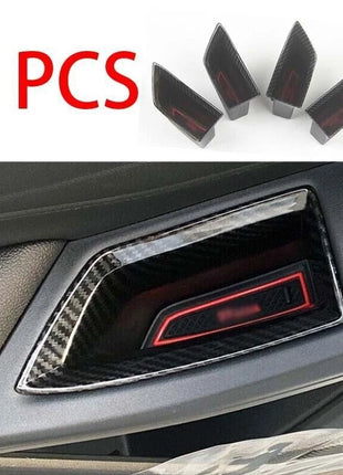 Car door storage box carbon fiber For Ford Focus ST RS ABS 2019-2020 cover trim