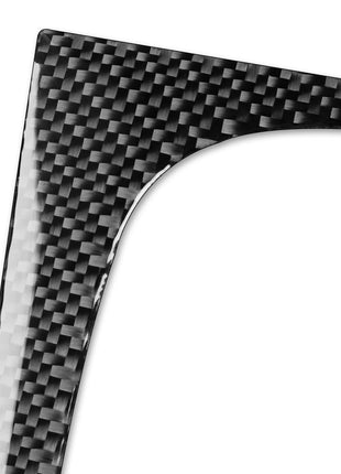 3pcs Real Carbon Fiber Automatic Gear Shift Panel Cover For Audi A3 S3 8p 06-07