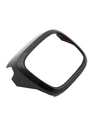 1pcs Black Abs Carbon Fiber Front Grille Frame Cover For Honda Cr-v 2017-22