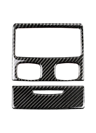 2闂佽壈鎻幏绋rbon Fiber Rear Air Vent Outlet Panel Trim For Bmw 3 Series E90 E92 2005-12
