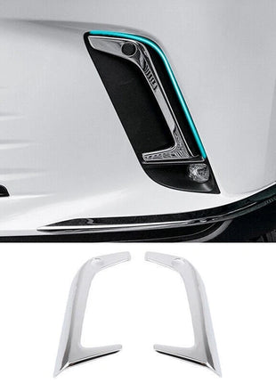 For Lexus RX 350 350h 500h 2023-24 Chrome Steel Front Fog Light Lamp Strip Trim