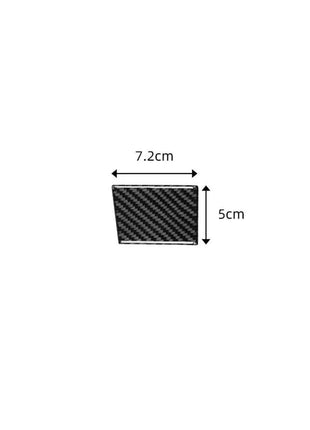 Carbon Fiber Copilot Storage Box Locker Cover Trim For Nissan 350z 2003-2005