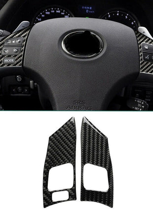 12Pcs For 2006-2012 LEXUS IS250 IS350 Carbon Fiber Interior Full Set Cover Trim