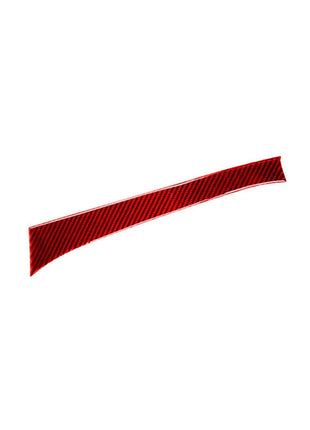 Red Carbon Fiber Passenger Dashboard Cover Trim For Nissan Rogue 2014-2016