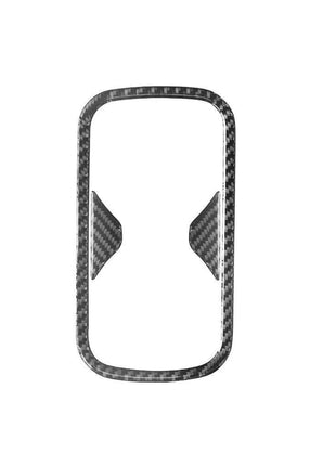 Carbon Fiber Rear Cup Holder Outer Frame Cover Trim For Nissan Altima 2019-2022