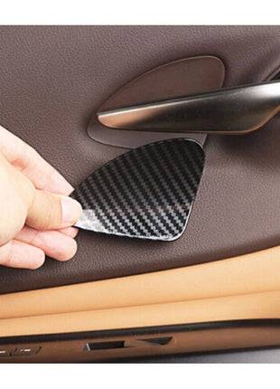 For Lexus ES250 300h 350 2019-22 ABS Carbon Fiber Interior Door Bowl Cover Trim