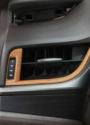 Left And Right Air Outlet Vent Trim For Lexus ES250 300h 350 2019-2023 Dark Wood