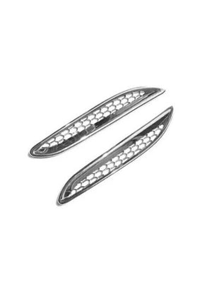 For Lexus NX 250 350h 450h+ 2022-2024 Silver Rear Fog Light Eyelid Molding Trim