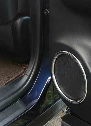 Inner Door Horn Frame Cover Trim 4PCS For Lexus RX350 450h 2016-19 Chrome Steel