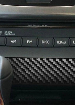 Console AC Button Control Frame For Lexus GS350 450h 2007-2011 Real Carbon Fiber