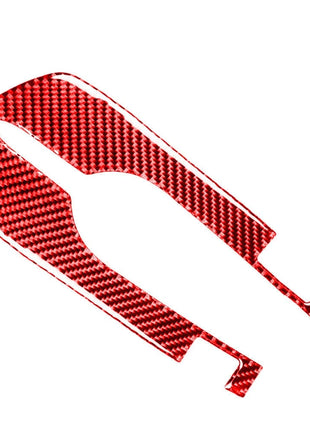 Red Carbon Fiber Speedmeter Instrument Cover Trim For Nissan GT-R R35 2008-2016