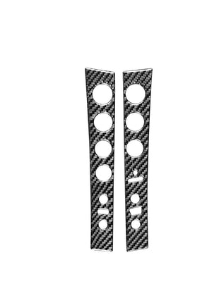 2Pcs Carbon Fiber Interior Central Console Side Cover Trim For Lexus GS300/350