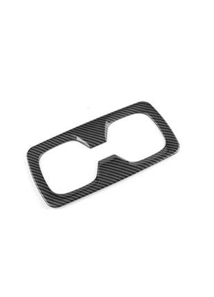 1P ABS Carbon Fiber Rear Water Cup Holder Cover Trim For Lexus NX250 350 2022-23
