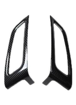 2PCS For Ford Focus Central Console Air Outlet Vent Trim 2012-2018 Carbon Fiber