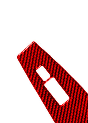 2Pcs Red Front Window Switch Button Trim Cover For Nissan Quest 2004-2006 Type A