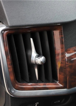 Console Side Outlet Vent Covers Trim 2pcs Fit For Volvo S90 2016-2021 Peach Wood