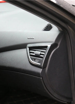 For Hyundai Veloster 11-16 Carbon Fiber Inner L&r Ac Air Outlet Vent Cover Trim