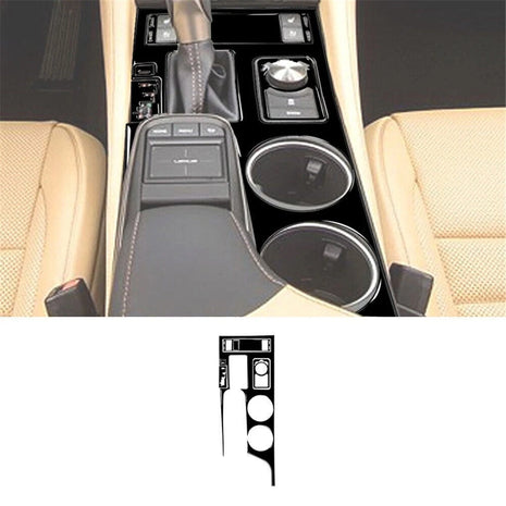6Pcs Gloss Black Gear Shift Panel Cover Trim For Lexus RC300 350 200T 2015-2020