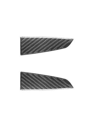 2pcs Carbon Fiber Rear Door Pull Panel Cover Trim For Nissan Altima 2019-2022