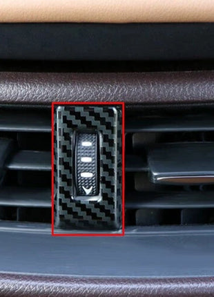 Back Row Air Outlet Vent Cover For Lexus ES250 300h 2019-2023 Steel Carbon Fiber