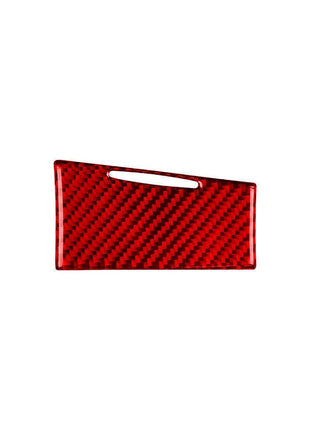 Red Carbon Fiber Interior Ashtray Panel Cover Trim For Lexus CT200h 2011-2017